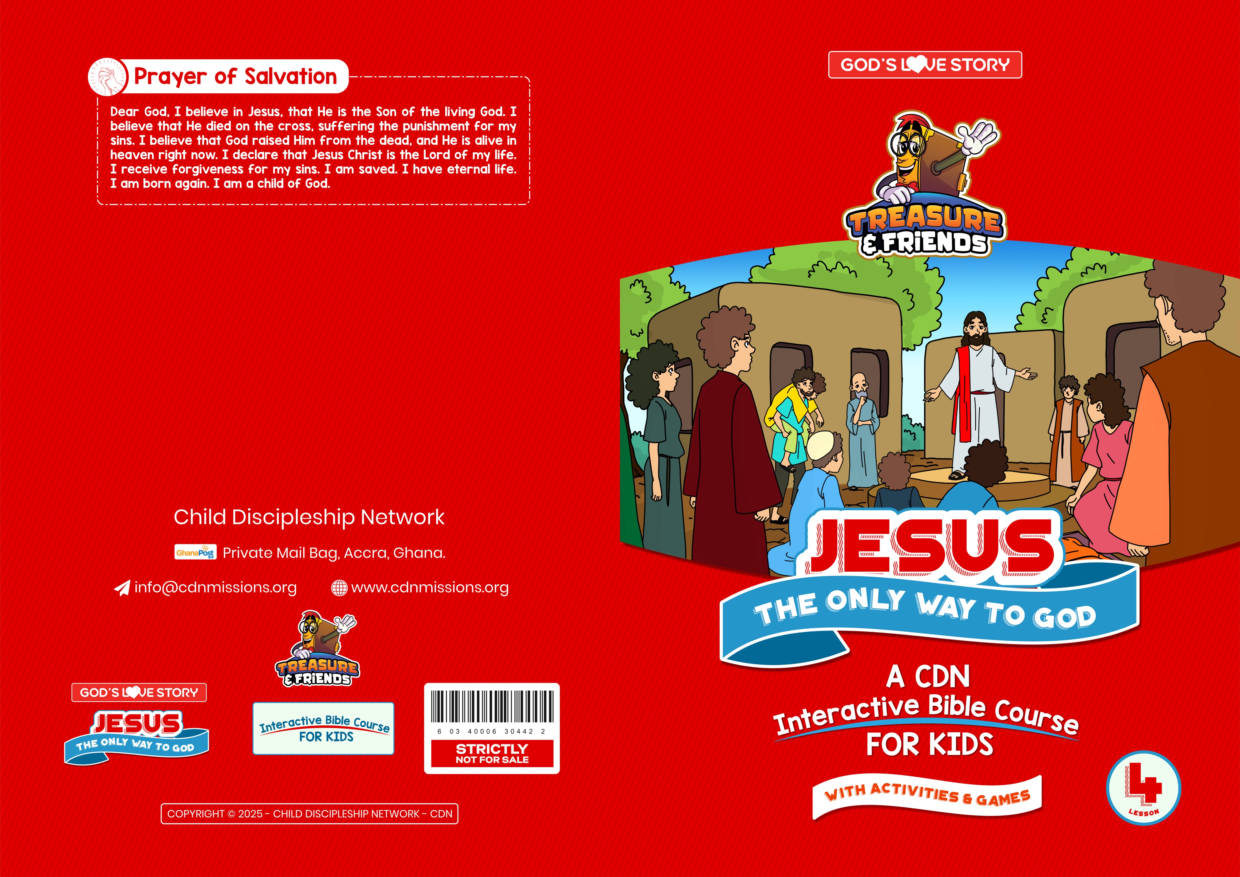 Jesus the only way to God lesson cover